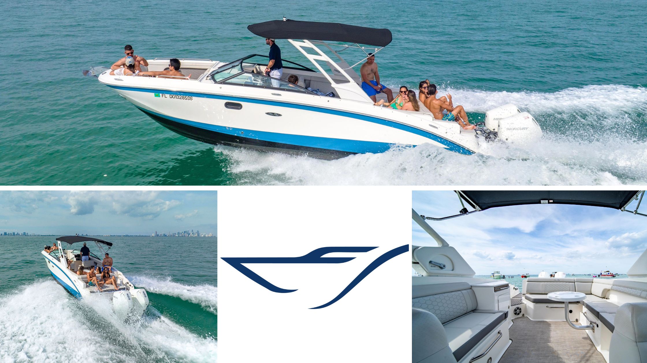 Luxurious 29' Sea Ray SDX Miami Boca Raton Perfect for